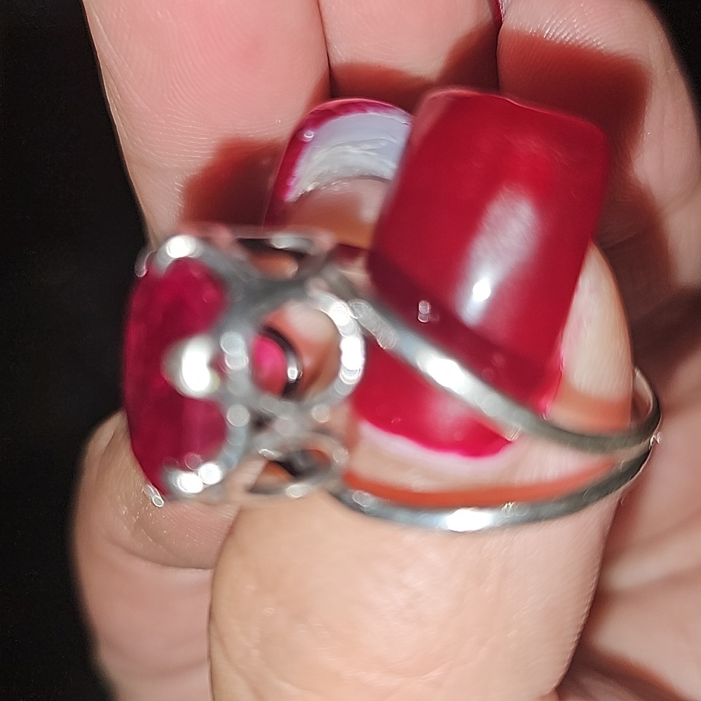 Sterling Ruby Ring - image 5